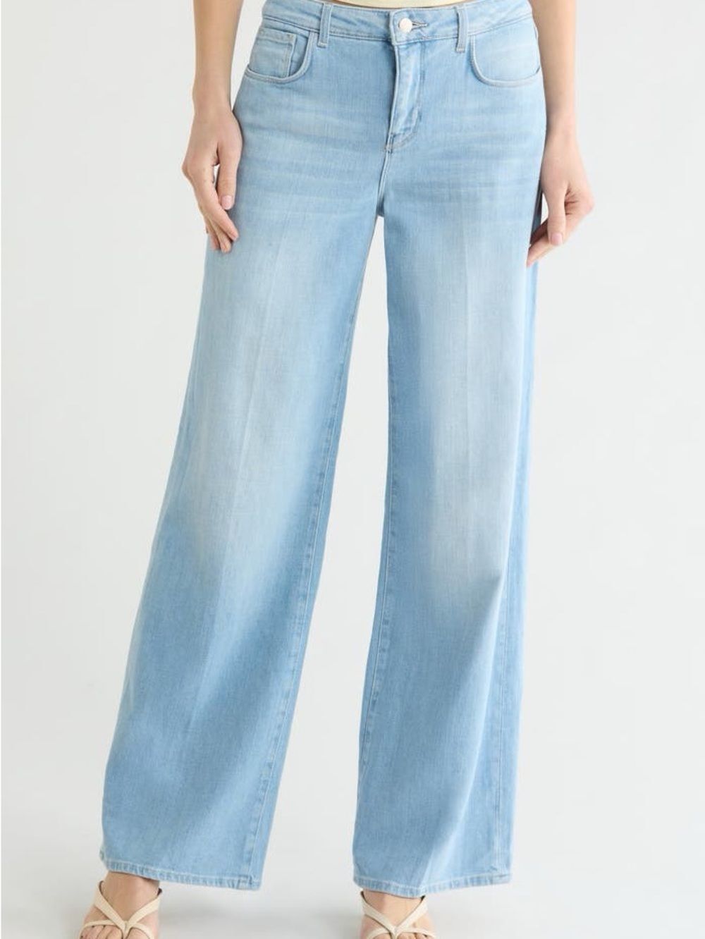 L’AGENCE Alicent High Waist Wide Leg Jeans